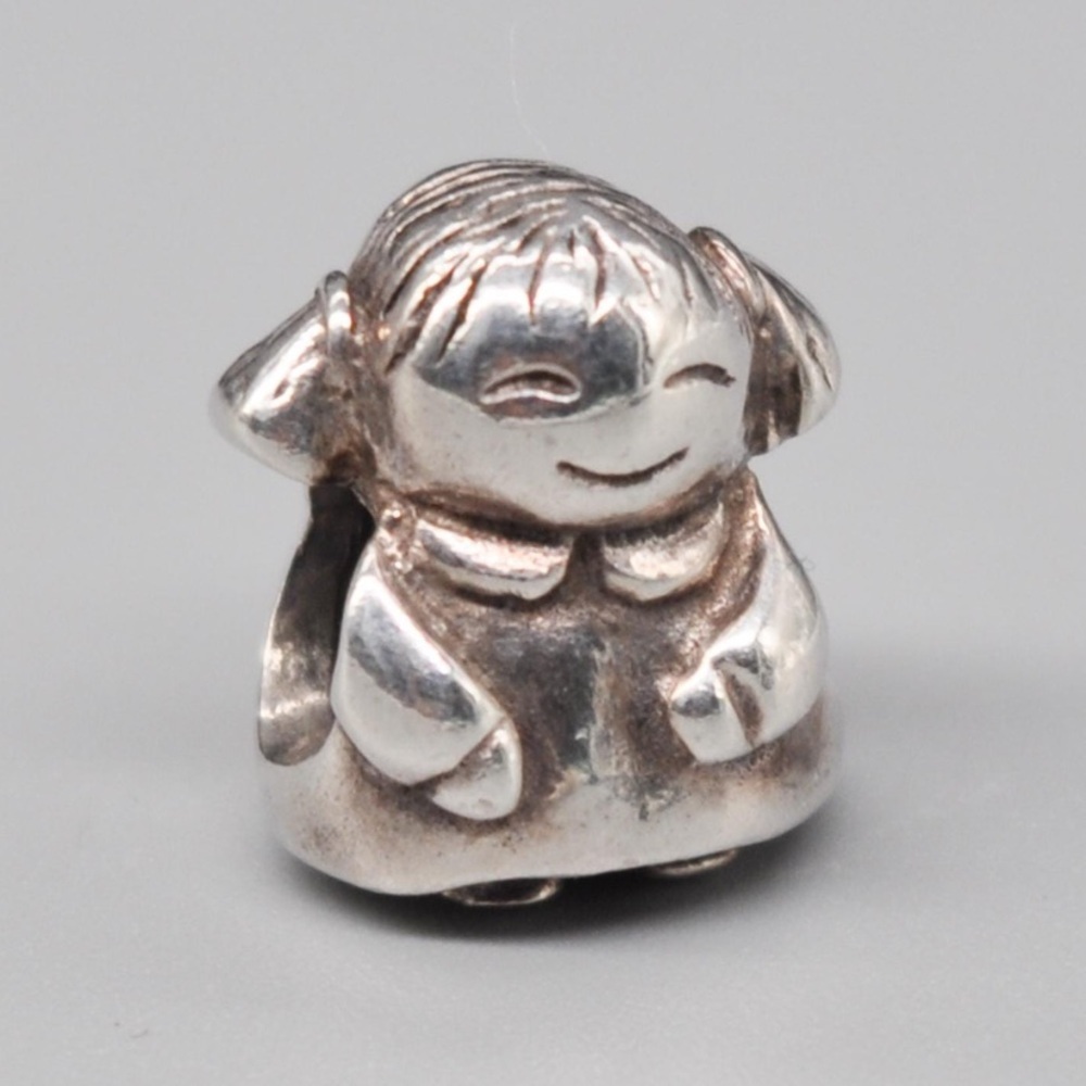 Pandora Sterling Silver "Little Girl" charm bead